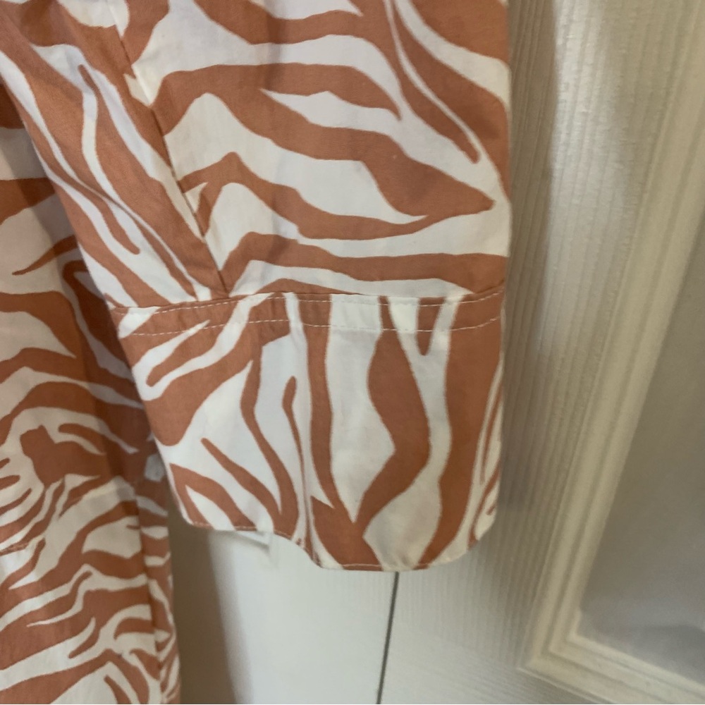 Velvet Heart Pink Zebra Print Long Sleeve Dress or Tunic - Picture 7 of 13